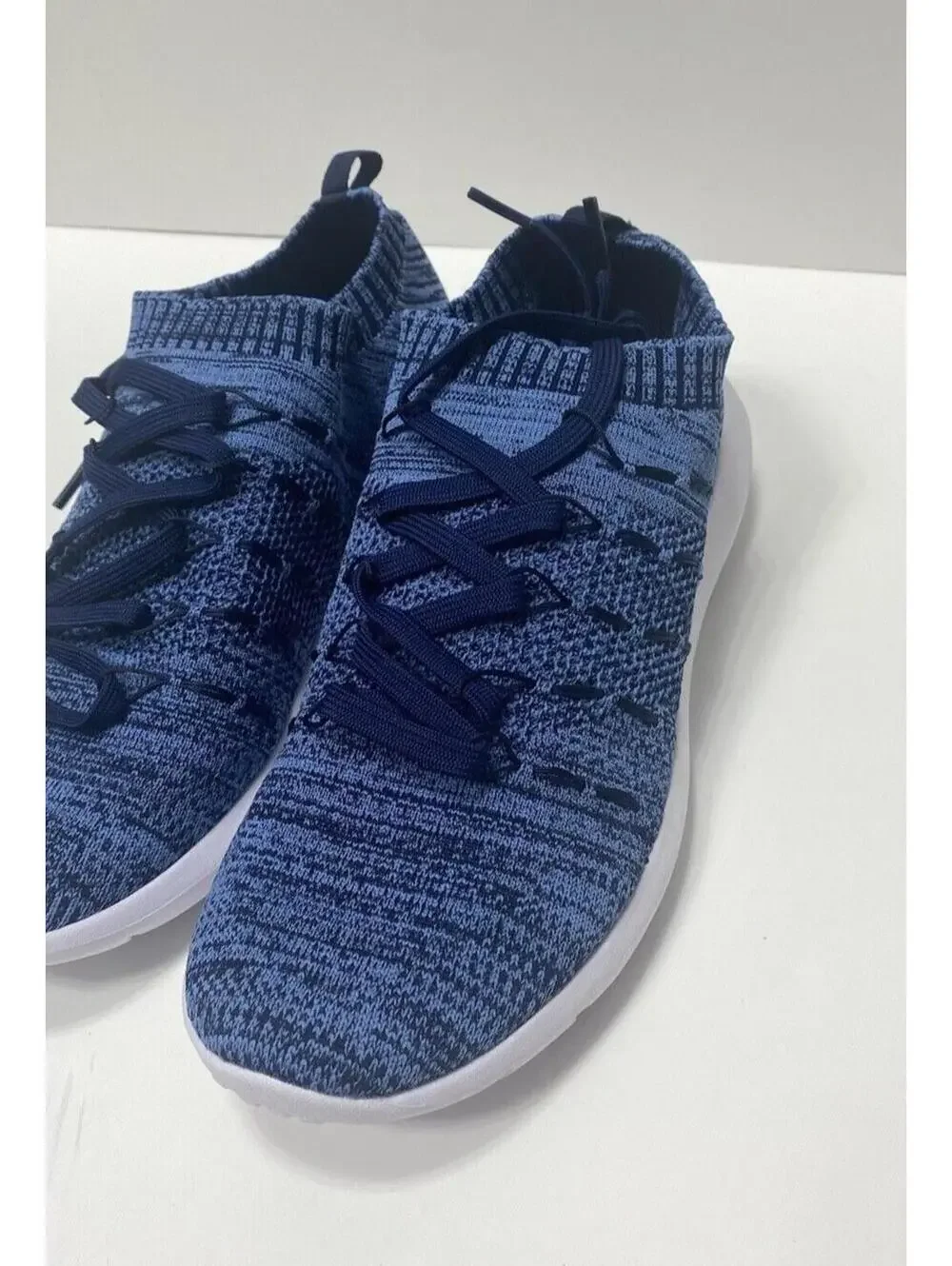 Women’s Blue Running Sneakers Size 10 Sock-Style Comfort Training Shoes New
